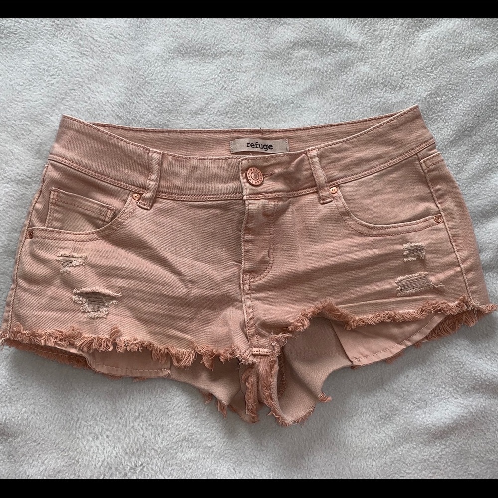 Refuge Distressed Jean Shorts